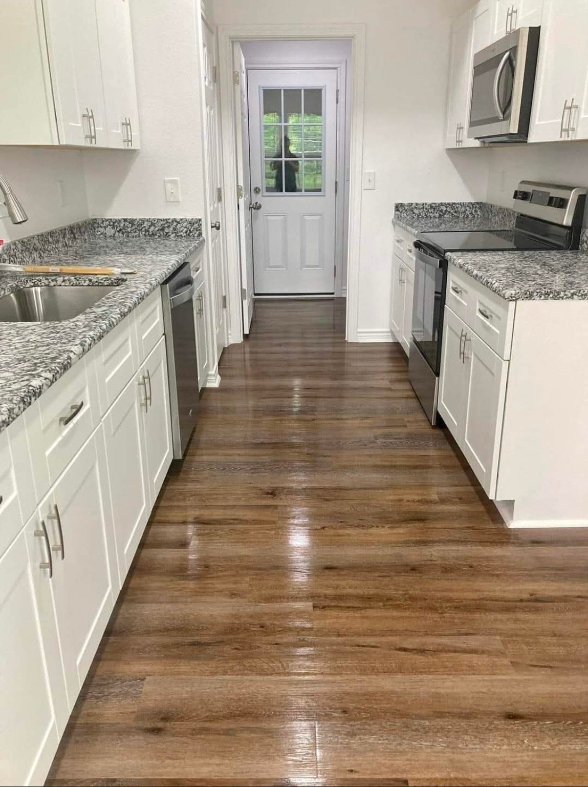 Sparkling clean kitchen after professional cleaning